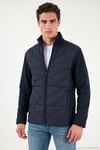 Regular Fit Dik Yaka Kapitoneli Erkek Mont 497PİRLO LACİVERT