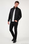 Regular Fit Dik Yaka Kapitoneli Erkek Mont 497PİRLO SİYAH