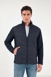 Regular Fit Dik Yaka Kapitoneli Erkek Mont 497PİRLO LACİVERT