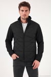 Regular Fit Dik Yaka Kapitoneli Erkek Mont 497PİRLO SİYAH