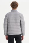 Regular Fit Dik Yaka Şişme Erkek Mont W2520510 035 GRİ