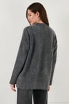 Regular Fit Dik Yaka Yumuşak Dokulu Triko Kadın Kazak 4616222 ANTRASİT