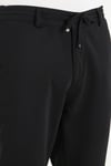 Regular Fit Düz Paça Bağlamalı Erkek Pantolon 6843700 SİYAH
