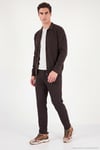 Regular Fit Düz Paça Bağlamalı Erkek Pantolon 6843700 KAHVE