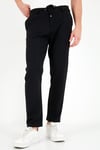 Regular Fit Düz Paça Bağlamalı Erkek Pantolon 6843700 SİYAH