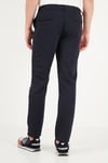 Regular Fit Düz Paça Bağlamalı Erkek Pantolon 6843700 LACİVERT