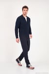 Regular Fit Düz Paça Bağlamalı Erkek Pantolon 6843700 LACİVERT