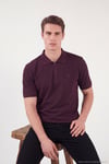 Regular Fit Fermuarlı Erkek Polo T Shirt 5904069 VİŞNE