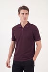 Regular Fit Fermuarlı Erkek Polo T Shirt 5904069 VİŞNE