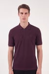 Regular Fit Fermuarlı Erkek Polo T Shirt 5904069 VİŞNE