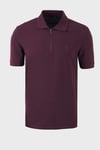 Regular Fit Fermuarlı Erkek Polo T Shirt 5904069 VİŞNE