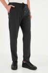 Regular Fit Fit Normal Bel Daralan Paça Erkek Pantolon CF26W6111002 ANTRASİT ÇİZGİLİ