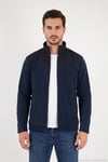Regular Fit Garnili Dik Yaka Sıcak Tutan Erkek Polar Mont 59060443 KOYU LACİVERT
