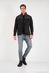 Regular Fit Garnili Dik Yaka Sıcak Tutan Erkek Polar Mont 59060443 ANTRASİT
