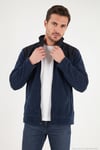 Regular Fit Garnili Dik Yaka Sıcak Tutan Erkek Polar Mont 59060443 KOYU LACİVERT