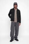 Regular Fit Gömlek Yaka Fermuarlı Erkek Mont 12299891 SİYAH