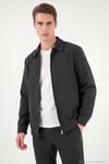 Regular Fit Gömlek Yaka Fermuarlı Erkek Ceket CF26W3411001 GRİ