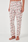 Regular Fit Gömlek Yaka Kısa Kollu Kadın Pijama Takımı 65730101 KIRMIZI