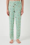 Regular Fit Gömlek Yaka Kısa Kollu Kadın Pijama Takımı 65740102 MİNT