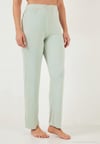 Regular Fit Güpür Detaylı Askılı Yuvarlak Yaka Kadın Pijama Takımı 65770822 YEŞİL