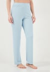Regular Fit Güpür Detaylı Askılı Yuvarlak Yaka Kadın Pijama Takımı 65770822 MAVİ