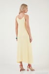 Regular Fit İp Askılı Uzun Kadın Elbise 5865732 SARI