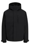 Regular Fit Kapüşonlu Erkek Mont 12298866 SİYAH