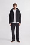 Regular Fit Kapüşonlu Erkek Mont 12298866 SİYAH