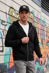 Regular Fit Kapüşonlu Fermuarlı İçi Tüylü Yumuşak Şardonlu Kışlık Erkek Sweat 5905340 SİYAH