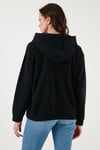 Regular Fit Kapüşonlu Kadın Sweat 001TZ-0000 SİYAH