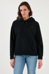 Regular Fit Kapüşonlu Kadın Sweat 001TZ-0000 SİYAH