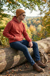 Regular Fit Kapüşonlu Kanguru Cepli İçi Tüylü Yumuşak Şardonlu Erkek Sweat 5905281 BAYRAK KIRMIZI