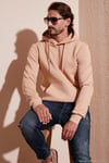 Regular Fit Kapüşonlu Kanguru Cepli İçi Tüylü Yumuşak Şardonlu Erkek Sweat 5905281 BİSKÜVİ