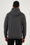 Regular Fit Kapüşonlu Kanguru Cepli İçi Tüylü Yumuşak Şardonlu Erkek Sweat 5905281 ANTRASİT