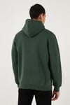 Regular Fit Kapüşonlu Kanguru Cepli İçi Tüylü Yumuşak Şardonlu Erkek Sweat 5905281 NEFTİ