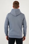 Regular Fit Kapüşonlu Kanguru Cepli İçi Tüylü Yumuşak Şardonlu Erkek Sweat 5905281 KOYU GRİ