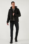 Regular Fit Kapüşonlu Kapitoneli Erkek Mont 497DEAN SİYAH