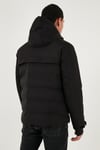 Regular Fit Kapüşonlu Kapitoneli Erkek Mont 497DEAN SİYAH