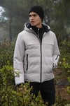 Regular Fit Kapüşonlu Kapitoneli Erkek Mont 497DEAN TAŞ