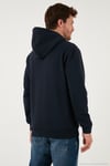 Regular Fit Kapüşonlu Kışlık 2'li Paket Erkek Sweat 5905340S2 Koyu Lacivert-Koyu Lacivert