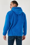 Regular Fit Kapüşonlu Logolu Polar Erkek Sweat A9454-0000 SAKS