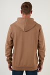 Regular Fit Kapüşonlu Pamuklu Erkek Sweat 5905285 SAFARİ