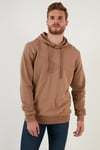 Regular Fit Kapüşonlu Pamuklu Erkek Sweat 5905285 SAFARİ