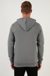 Regular Fit Kapüşonlu Pamuklu Erkek Sweat 5905285 AÇIK HAKİ