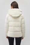 Regular Fit Kapüşonlu Şişme Kadın Mont 1110043-83043 BEYAZ