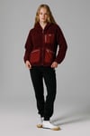Regular Fit Kapüşonlu Yumuşak Dokulu Kadın Ceket EF169-BRD BORDO