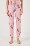Regular Fit Kısa Kollu Kadın Pijama Takımı 65740104 PEMBE