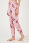 Regular Fit Kısa Kollu Kadın Pijama Takımı 65740104 PEMBE