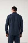 Regular Fit Klasik Yaka Uzun Kollu Erkek Gömlek CF26S121640 İNDİGO