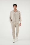 Regular Fit Klasik Yaka Uzun Kollu Erkek Gömlek CF26S121640 BEJ